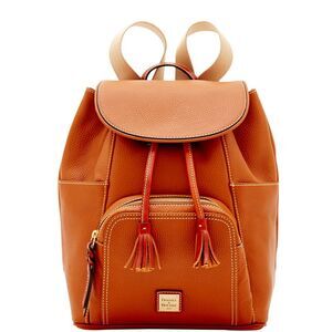 Dooney & Bourke Pebble Grain Large Murphy Backpack - Caramel
